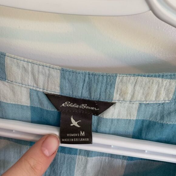 Eddie Bauer Vintage Sleeveless Plaid Top - Picture 5 of 6